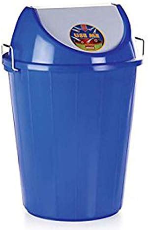 ARISTO Plastic Swing Lid Garbage Waste Dustbin 32 Ltr (Grey), (38(D) X ...
