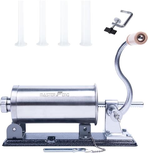 Amazon.com: MASTER FENG Sausage Stuffer, Homemade Manual Sausage Maker ...