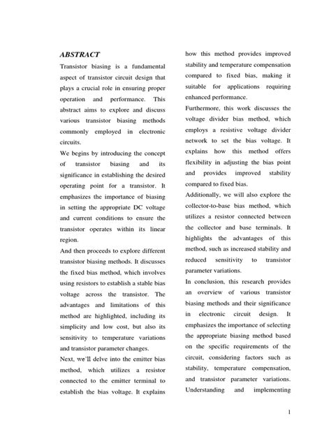 Image result for Transistor Biasing Methods