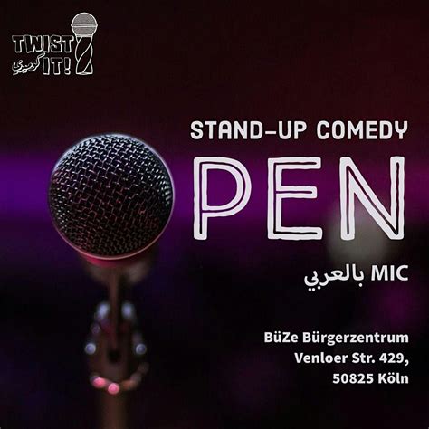 ستاند اب كوميدي بالعربي Open Mic في Essen, CAFFstation, Essen, 12 April ...