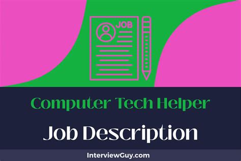 Computer Tech Support Job Description 的图像结果