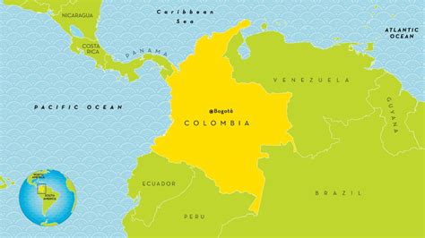 Columbia And Surrounding Countries