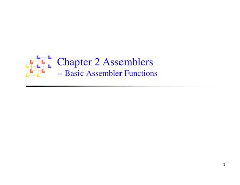 Sp2-1 - notes for system programming - Chapter 2 Assemblers - Basic ...