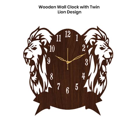 Handcrafted Wooden Analog Wall Clock – Natural Finish – Packaging Kart
