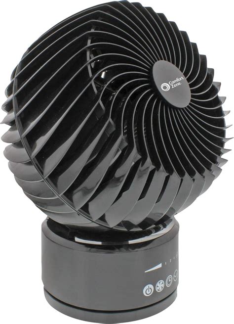 Buy Comfort Zone CZ106RBK, 6-Inch Oscillating, Digital Touch Portable ...