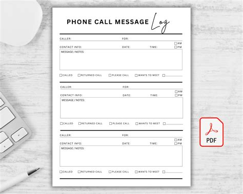 Image result for A Call Message Note