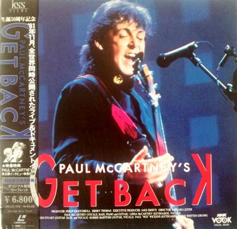 Paul McCartney - Get Back (CLV2 Digital audio, Laserdisc) | Discogs