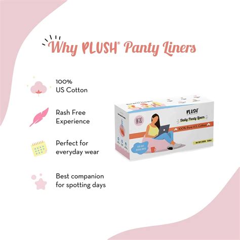 Buy PLUSH DAILY LARGE PANTY LINERS FOR WOMEN ,30 LINERS-180MM IN LENGTH ...