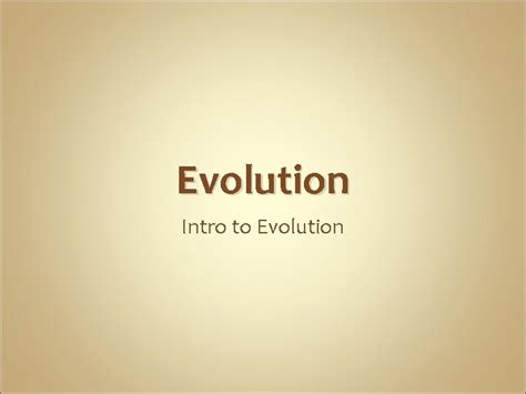 Image result for Intro Evolution