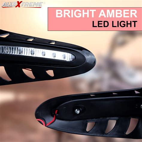 AllExtreme 7/8" 22mm Motorcycle Hand Guard with LED Light Universal ...
