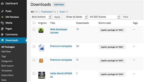 WordPress Download Manager Tutorial 的图像结果