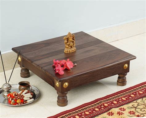 Buy Online: 50% off Vinayak Wooden Pooja Chowki