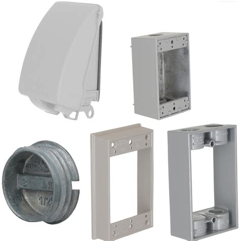 Shop Hubbell Hubbell 1-Gang Weatherproof Cover, Box and Accessories at ...
