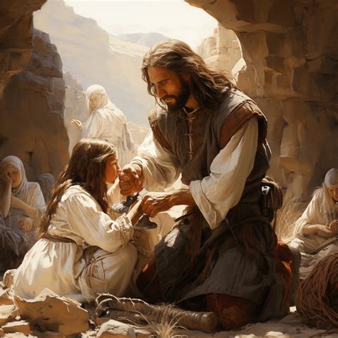 Mary and Martha With Jesus Christ Wall Art, Printable - Instant ...