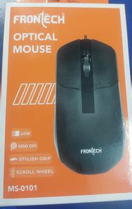 Frontech MS-0101 Wired Ambidextrous Optical Mouse - Frontech : Flipkart.com