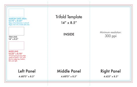 8.5 x 11 Brochure Templates | Print 8.5 x 11 Trifold Templates Free - U ...