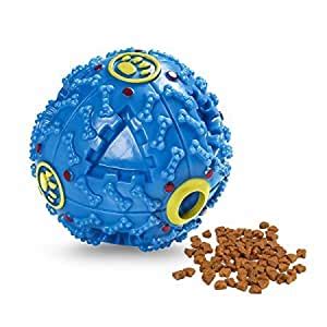 Buy Pet Believe Dog Treat Dispensing Toy & Squeaky Dispenser Ball for ...