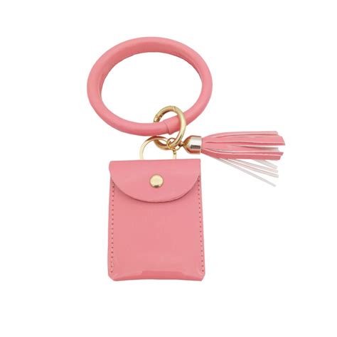 Key Ring Bracelet Round Key Chain Bracelet Large Circle Key Ring Card ...