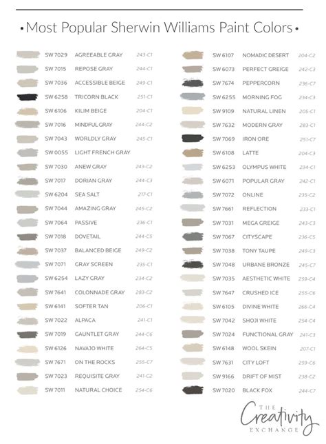 Paint Color Names 的图像结果