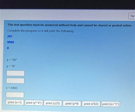 Image result for Tim Module Test Answers