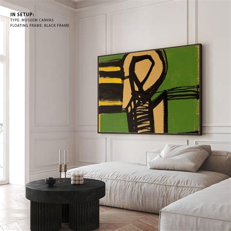 Buy Green Thing Abstract Painting Online at Best Price – Dessine Art