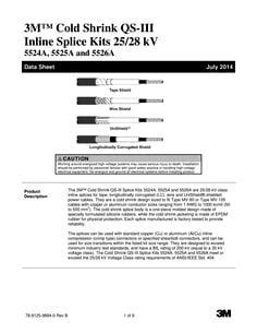 3M™ Cold Shrink QS-III Splice Kits | 3M India