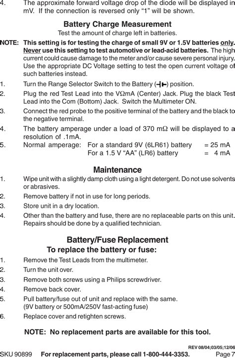 Image result for 7 Function Digital Multimeter Manual
