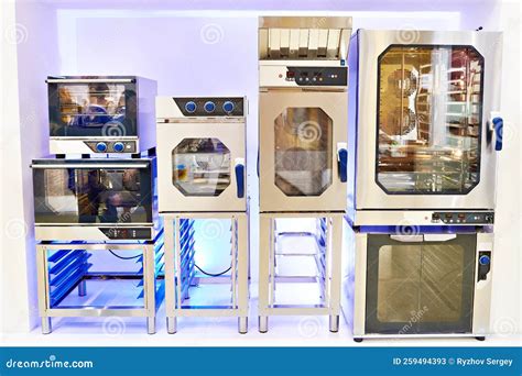 Steam convection ovens stock image. Image of machine - 259494393