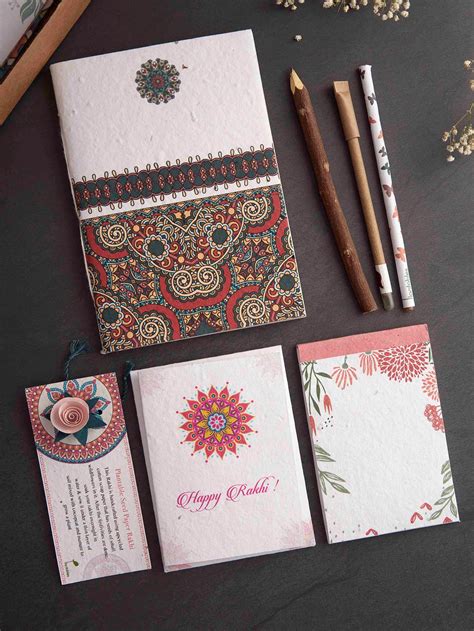 Notes : An Eco-Friendly Plantable Mini Stationery Rakhi Gift Kit