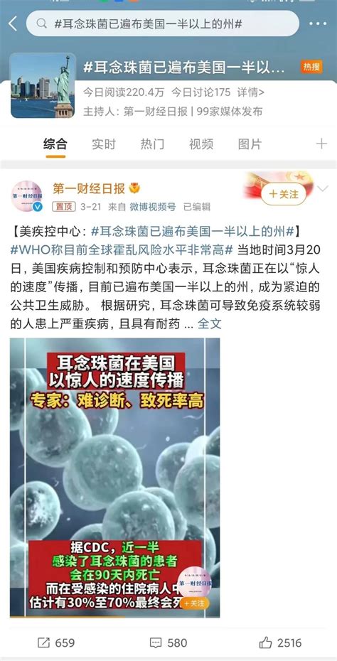 可怕！美国多地爆发超级真菌，中国确诊18例_凤凰网健康_凤凰网
