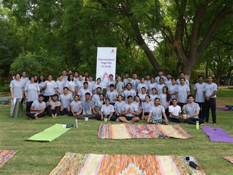 International Yoga Day was celebrated at MICA | આંતરરાષ્ટ્રીય યોગ દિવસ ...