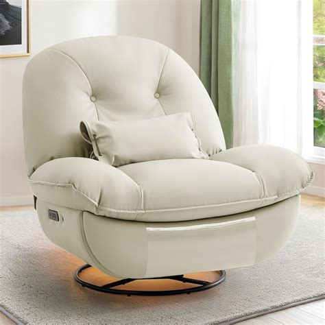 Amazon.com: 43.5" Oversized Electric Swivel Rocker Recliner Chairs for ...