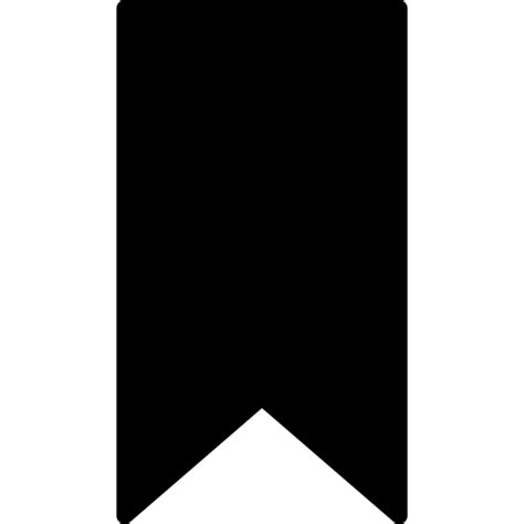 Bookmark silhouette variant - Free education icons