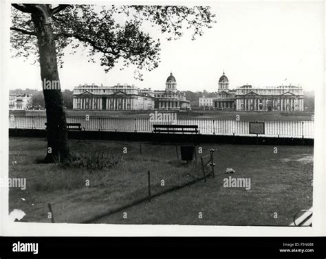 1972 - Greenwich Palace The view from across the river showing the fine ...