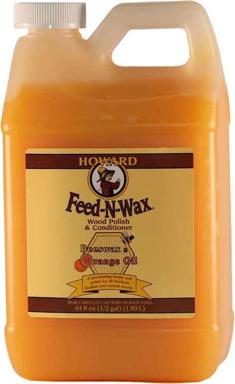 Amazon.com: Howard Feed-N-Wax Wood Polish and Conditioner, 64-Ounce ...