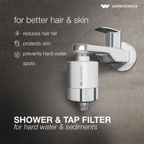 CLEO Shower & Tap Filter for Hard Water - CLEO-SFU-423 – WaterScience