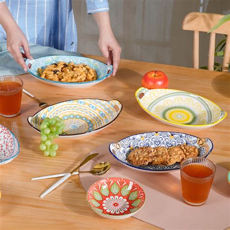 Mandala Long Dish Online - Premium Platter | Nestasia