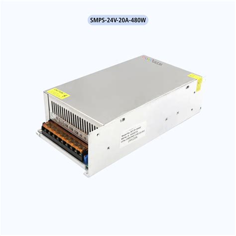 Buy LED Light Indoor Power Supply – 24V SMPS (5A to 20A) Metal Case