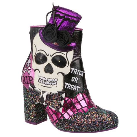 Dance of the Dead IRREGULAR CHOICE Halloween Heel Boots