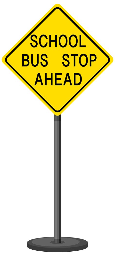 Image result for School Bus Stop Sign