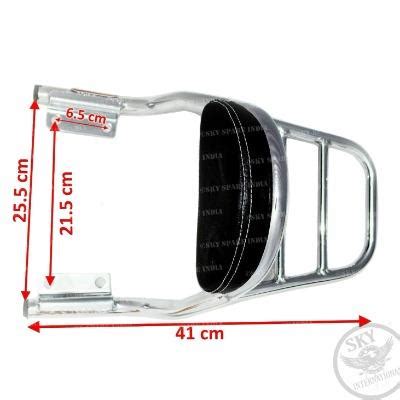 Buy Rear Luggage Rack With Backrest Compatible With Royal Enfield ...