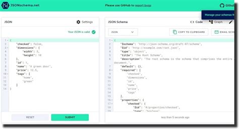 Image result for JSON Schema Generator