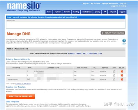 namecheap域名迁移DNS到cloudflare进行域名解析 - 知乎