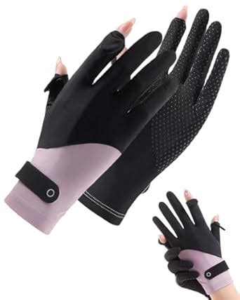 BCNJEPIN Polyester Hand Gloves for Women Bike Riding, Summer Sun ...