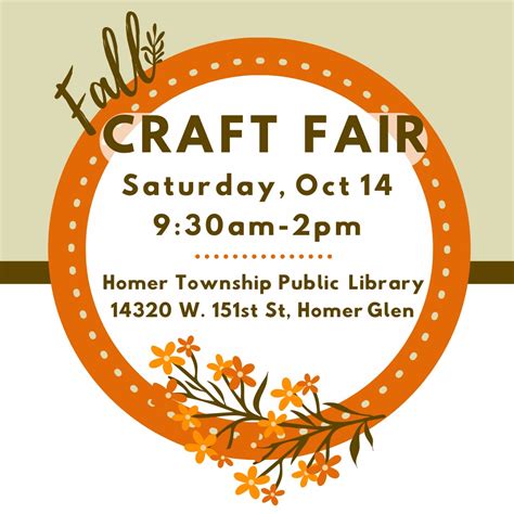Craft Fair | Homer Township Public Library District