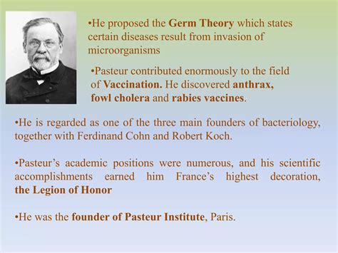 Key Contribution of Louis Pasteur and Robert Koch to Microbiology | PPTX