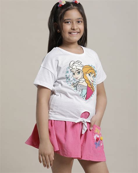 Frozen Regular Fit Tshirt For Girls – Kidsville