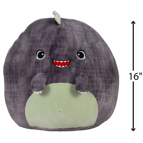 Squishmallow Official Kellytoy Plush 16" Huey The T-Rex Dino- Ultrasoft ...
