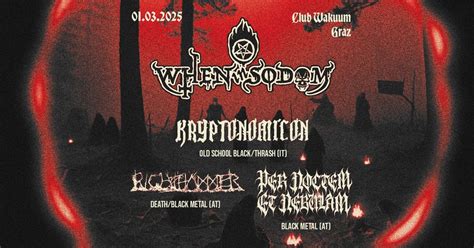 When_in_Sodom w/ Kryptonomicon / Richthammer / Per Noctem et Nebulam ...