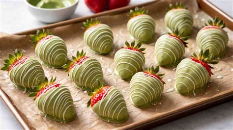 Matcha Covered Strawberry – Bree Matcha